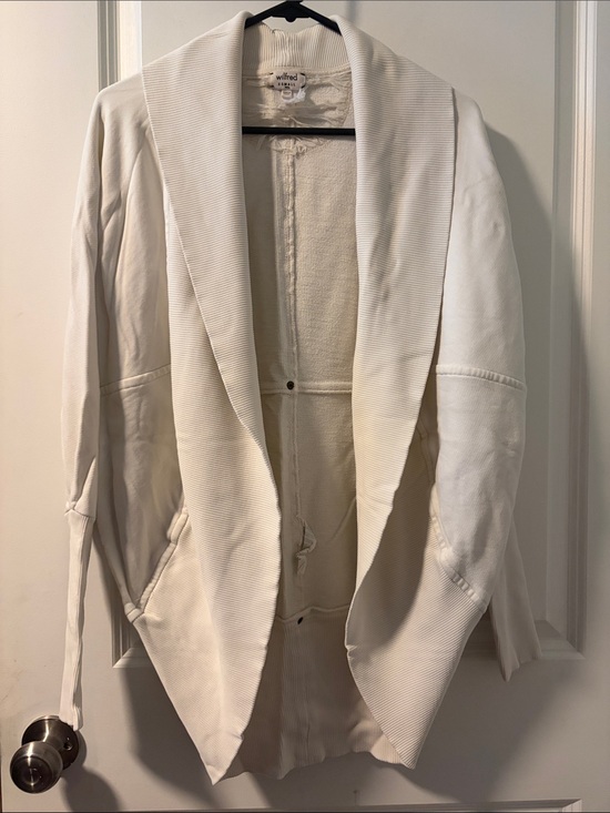 Wilfred Jackets & Blazers - Wilfred Cream Open Shawl-Collar Blazer